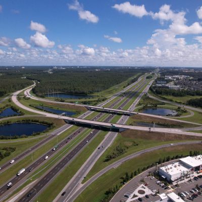 Accelerated start will add congestion relief lanes in each direction from east of U.S. 27 to east of World Drive