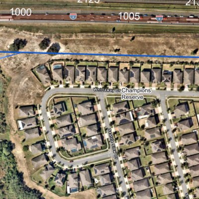 Image of Champions Reserve survey area