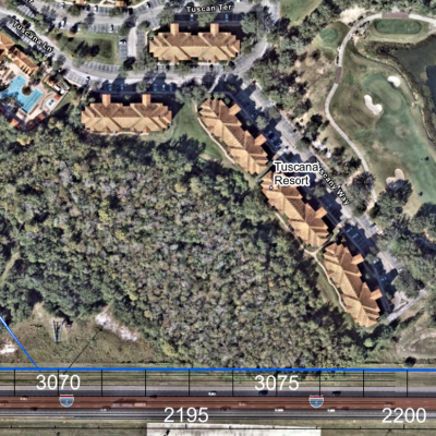 Image of Tuscana Resort survey area