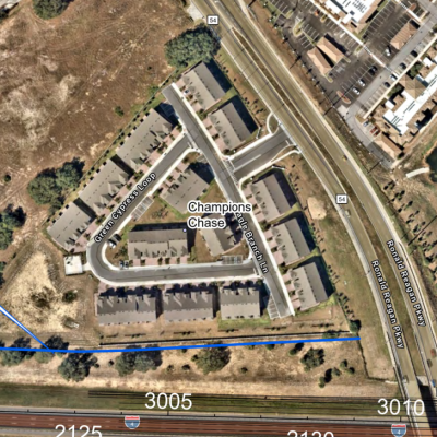 Image of Champions Chase survey area